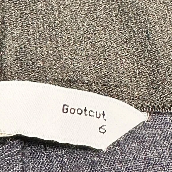 Nine West Womens Bootcut Pants Size 6 Navy Mid Rise Stretch Fabric Academia - Picture 4 of 12